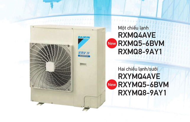 HỆ THỐNG ĐIỀU HOÀ TRUNG TÂM DAIKIN VRV IV-S SERIES